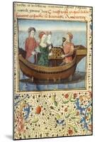Lancelot and Guinevere Playing Chess-null-Mounted Giclee Print
