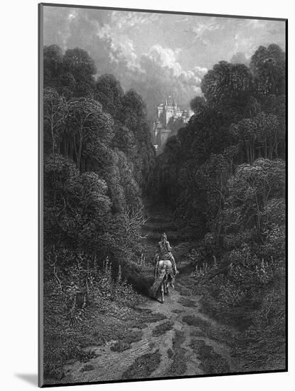 Lancelot Approaches-J.h. Baker-Mounted Art Print