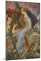 Lancelot Bears Off Guenevere-Henry Justice Ford-Mounted Giclee Print