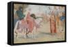 Lancelot Brings Guenevere to Arthur-Henry Justice Ford-Framed Stretched Canvas