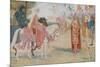Lancelot Brings Guenevere to Arthur-Henry Justice Ford-Mounted Giclee Print