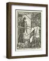 Lancelot Comes Out of Guenevere's Room-Henry Justice Ford-Framed Giclee Print