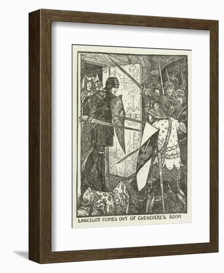 Lancelot Comes Out of Guenevere's Room-Henry Justice Ford-Framed Giclee Print