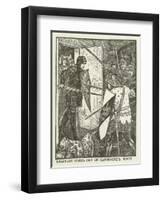 Lancelot Comes Out of Guenevere's Room-Henry Justice Ford-Framed Giclee Print