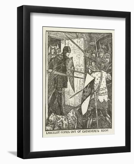 Lancelot Comes Out of Guenevere's Room-Henry Justice Ford-Framed Giclee Print