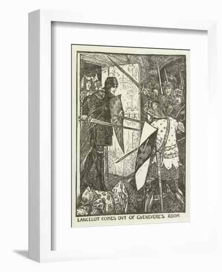 Lancelot Comes Out of Guenevere's Room-Henry Justice Ford-Framed Giclee Print