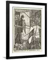 Lancelot Comes Out of Guenevere's Room-Henry Justice Ford-Framed Giclee Print