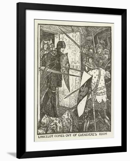 Lancelot Comes Out of Guenevere's Room-Henry Justice Ford-Framed Giclee Print