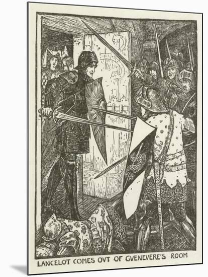 Lancelot Comes Out of Guenevere's Room-Henry Justice Ford-Mounted Giclee Print