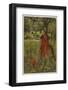 Lancelot Mourns for Elaine the "Lily-Maid of Astolat" Otherwise Known as the Lady of Shalott-Eleanor Fortescue Brickdale-Framed Photographic Print