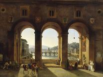 Ponte Vecchio, c.1811-Lancelot Théodore Turpin De Crissé-Laminated Giclee Print