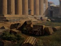 The Acropolis, Athen, 1804 (Oil on Canvas)-Lancelot Theodore Turpin de Crisse-Stretched Canvas