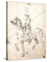 Lancer on Horseback, 1502-Albrecht Dürer-Stretched Canvas