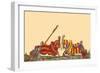 Lances at the Thrust Between Knights-Hector Mair Paulus-Framed Art Print