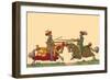 Lances at the Thrust Between Knights-Hector Mair Paulus-Framed Art Print