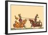 Lances at the Thrust Between Knights-Hector Mair Paulus-Framed Art Print