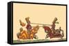 Lances at the Thrust Between Knights-Hector Mair Paulus-Framed Stretched Canvas