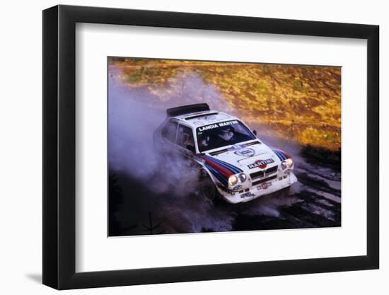 Lancia Delta S4 RAC Rally 1986-null-Framed Photographic Print