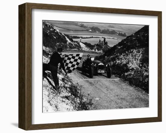Lancia Lambda, Firle Hill Climb, Sussex, September 1951-null-Framed Photographic Print