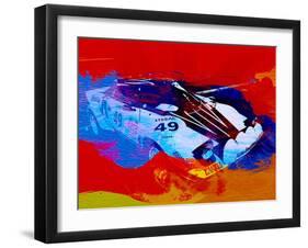Lancia Stratos Watercolor 2-NaxArt-Framed Art Print