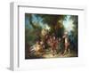 Lancret, Nicolas (1690-1743) the Four Ages of Man: Maturity Oil on Canvas Rococo Ca 1735 France Nat-Nicolas Lancret-Framed Giclee Print