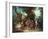 Lancret, Nicolas (1690-1743) the Four Ages of Man: Maturity Oil on Canvas Rococo Ca 1735 France Nat-Nicolas Lancret-Framed Giclee Print