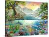 Land and Water Utopia-Adrian Chesterman-Stretched Canvas