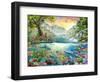 Land and Water Utopia-Adrian Chesterman-Framed Art Print