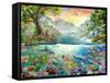 Land and Water Utopia-Adrian Chesterman-Framed Stretched Canvas