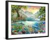 Land and Water Utopia-Adrian Chesterman-Framed Art Print