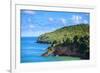 Land Bridge on the Caribbean, St Lucia-Wollwerth Imagery-Framed Photographic Print