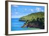 Land Bridge on the Caribbean, St Lucia-Wollwerth Imagery-Framed Photographic Print