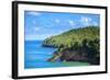 Land Bridge on the Caribbean, St Lucia-Wollwerth Imagery-Framed Photographic Print
