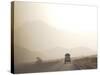 Land Cruiser Driving Along Dusty Road, Between Zagora and Tata, Morocco, North Africa, Africa-Jane Sweeney-Stretched Canvas