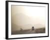 Land Cruiser Driving Along Dusty Road, Between Zagora and Tata, Morocco, North Africa, Africa-Jane Sweeney-Framed Photographic Print