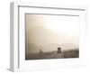 Land Cruiser Driving Along Dusty Road, Between Zagora and Tata, Morocco, North Africa, Africa-Jane Sweeney-Framed Photographic Print