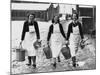 Land Girls WWII-Robert Hunt-Mounted Photographic Print