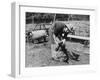 Land Girls WWII-Robert Hunt-Framed Photographic Print