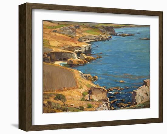 Land of a Thousand Caves-William Wendt-Framed Art Print