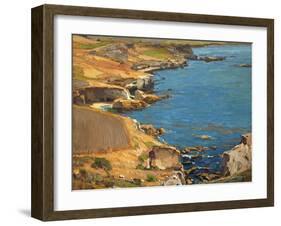 Land of a Thousand Caves-William Wendt-Framed Art Print