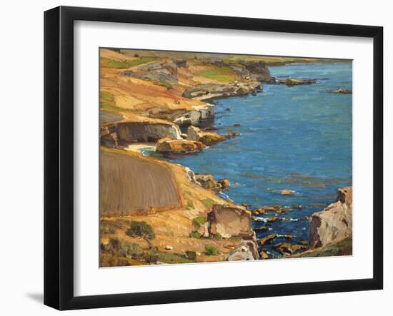 Land of a Thousand Caves-William Wendt-Framed Art Print