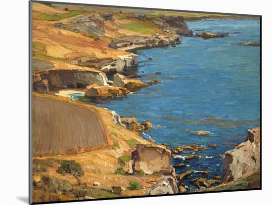 Land of a Thousand Caves-William Wendt-Mounted Art Print