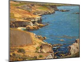 Land of a Thousand Caves-William Wendt-Mounted Art Print