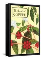 Land of Coffee, Beans-null-Framed Stretched Canvas