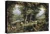 Land of Paradise-Jan Brueghel the Elder-Stretched Canvas