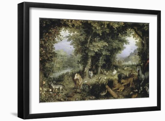 Land of Paradise-Jan Brueghel the Elder-Framed Giclee Print