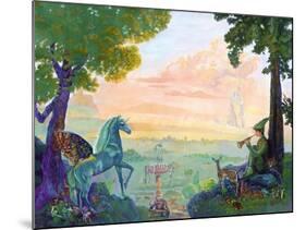 Land of Pegasus-Judy Mastrangelo-Mounted Giclee Print