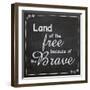 Land of the Free-Lauren Gibbons-Framed Premium Giclee Print