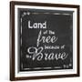 Land of the Free-Lauren Gibbons-Framed Art Print