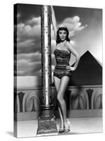 Land of the Pharaoes by Howard Hawks with Joan Collins, British actress born may 23rd, 1933, here 1-null-Stretched Canvas